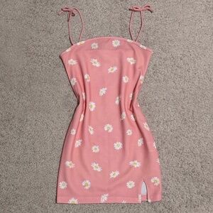 Girls Pink Daisy Dress